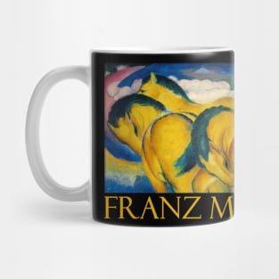 Little Yellow Horses by Franz Marc Mug